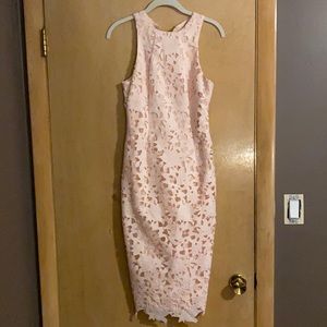 Antonio Melani Novelty Lace Midi Sheath Dress